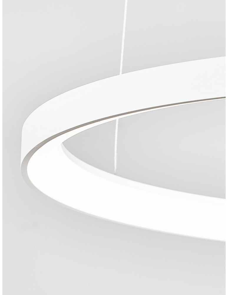 Lampy wiszące - Luces Exclusivas ROTA Wisząca Nowoczesna biały 1xLED max 48W 2700K LE43519 - produkt kolory-swiatla.pl 4