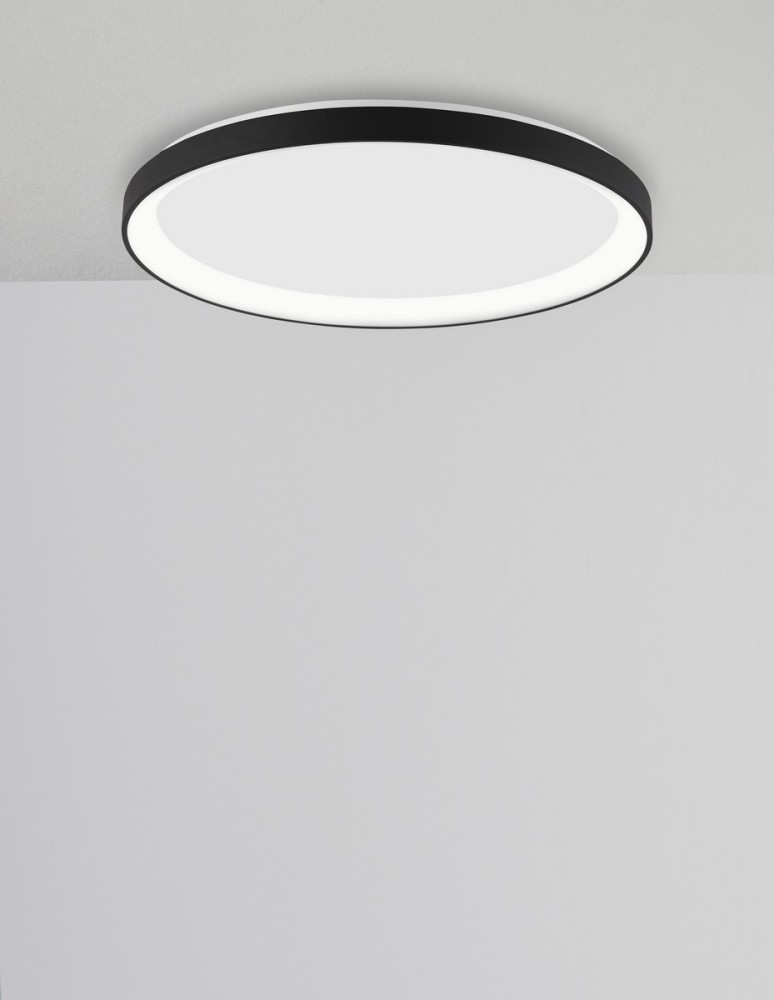 Ceiling lamps - Luces Exclusivas ROTA Modern Ceiling Black 1xLED max 30W 2700K LE43521 - product kolory-swiatla.pl 2