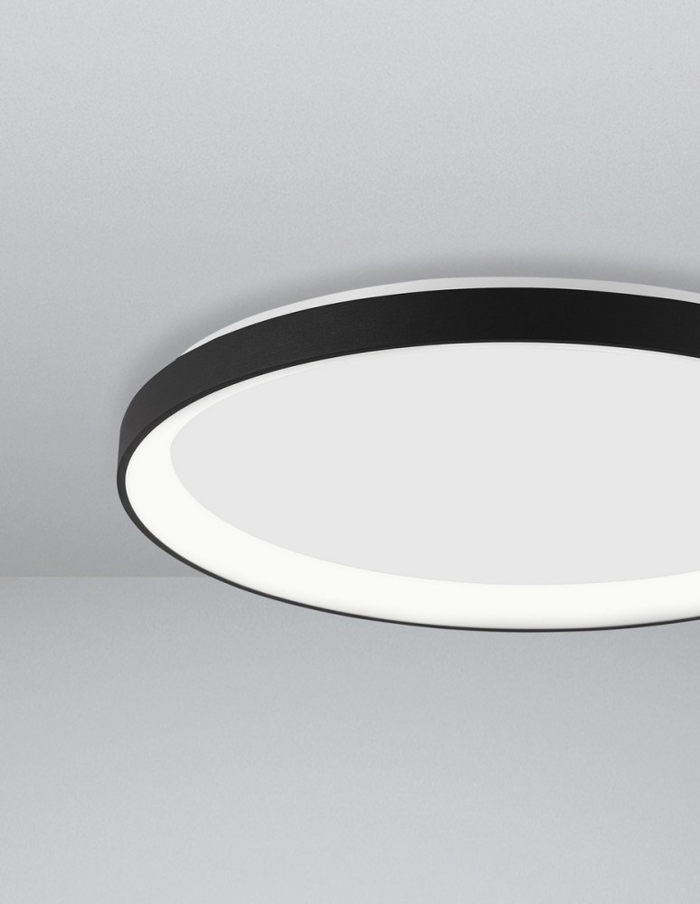 Ceiling lamps - Luces Exclusivas ROTA Modern Ceiling Black 1xLED max 30W 2700K LE43521 - product kolory-swiatla.pl 3