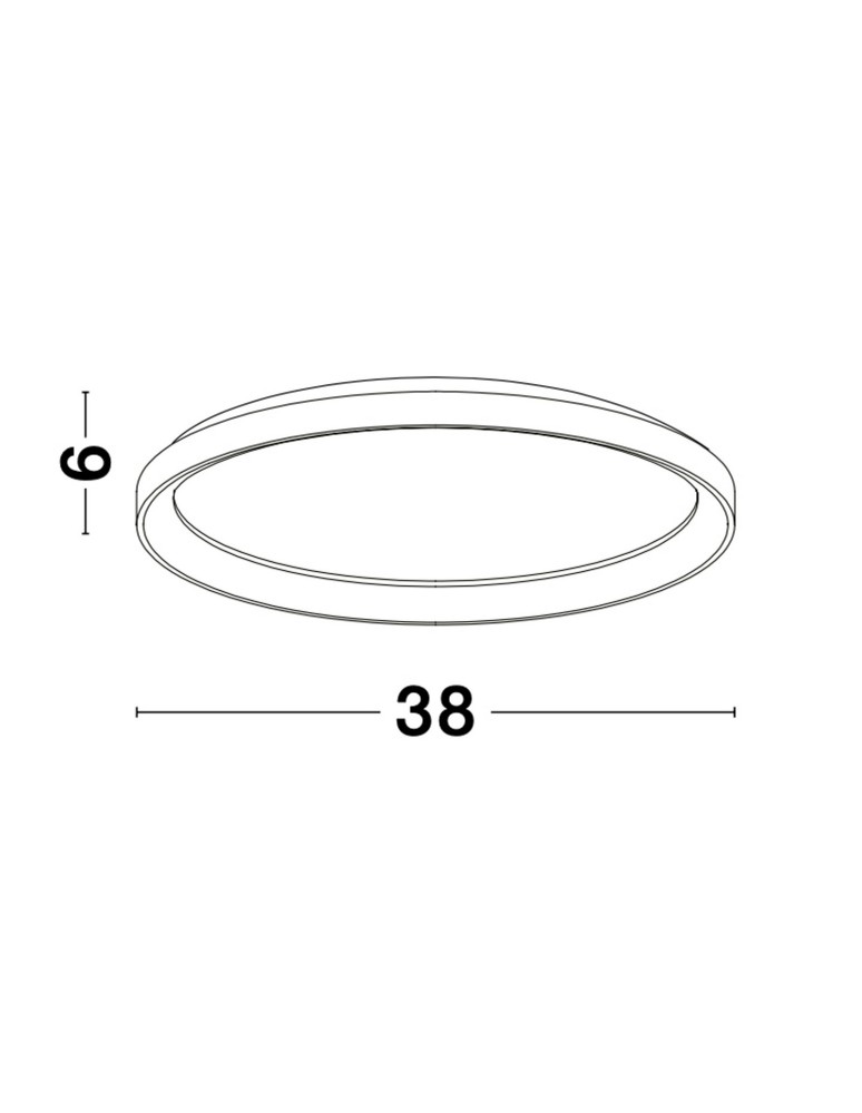 Ceiling lamps - Luces Exclusivas ROTA Modern Ceiling Black 1xLED max 30W 2700K LE43521 - product kolory-swiatla.pl 4