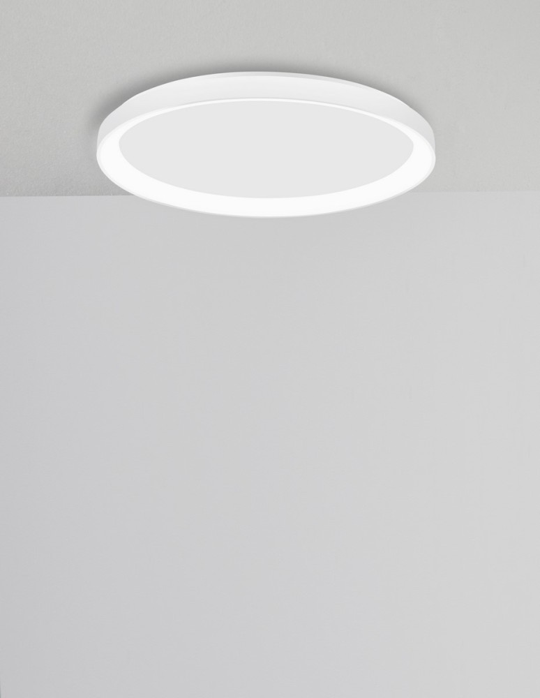 Ceiling lamps - Luces Exclusivas ROTA Modern Ceiling White 1xLED max 30W 2700K LE43522 - product kolory-swiatla.pl 3