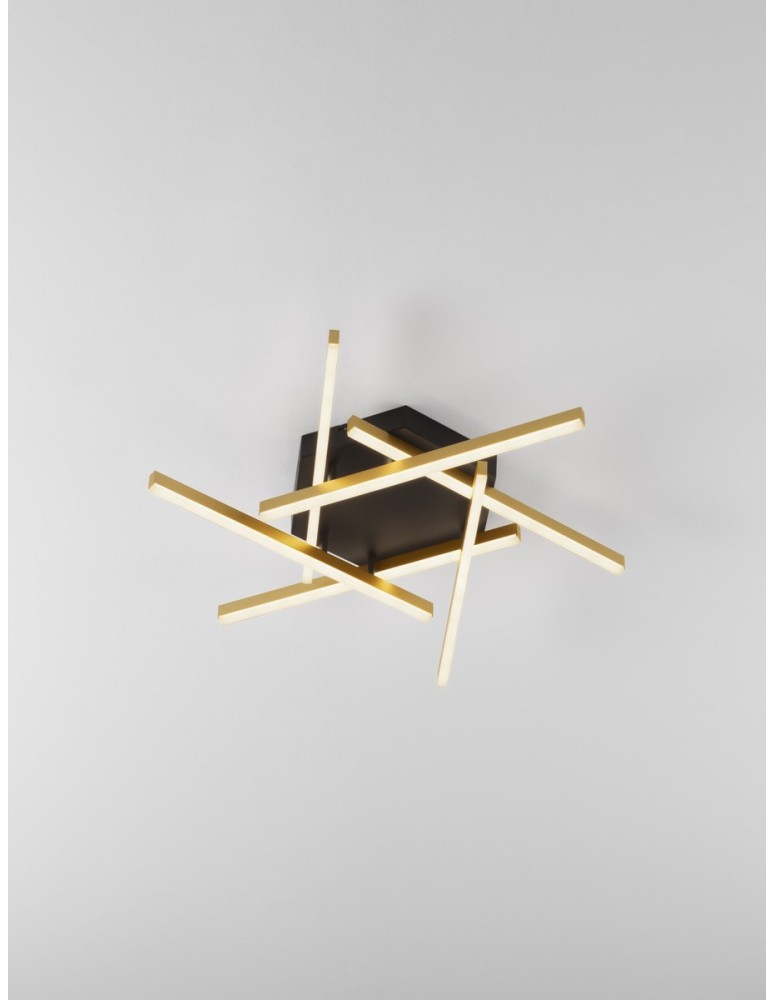 Ceiling lamps - Luces Exclusivas BALTA Ceiling Modern Gold and shades of gold 1xLED max 38W 3000K LE43530 - product kolory-swiatla.pl 2