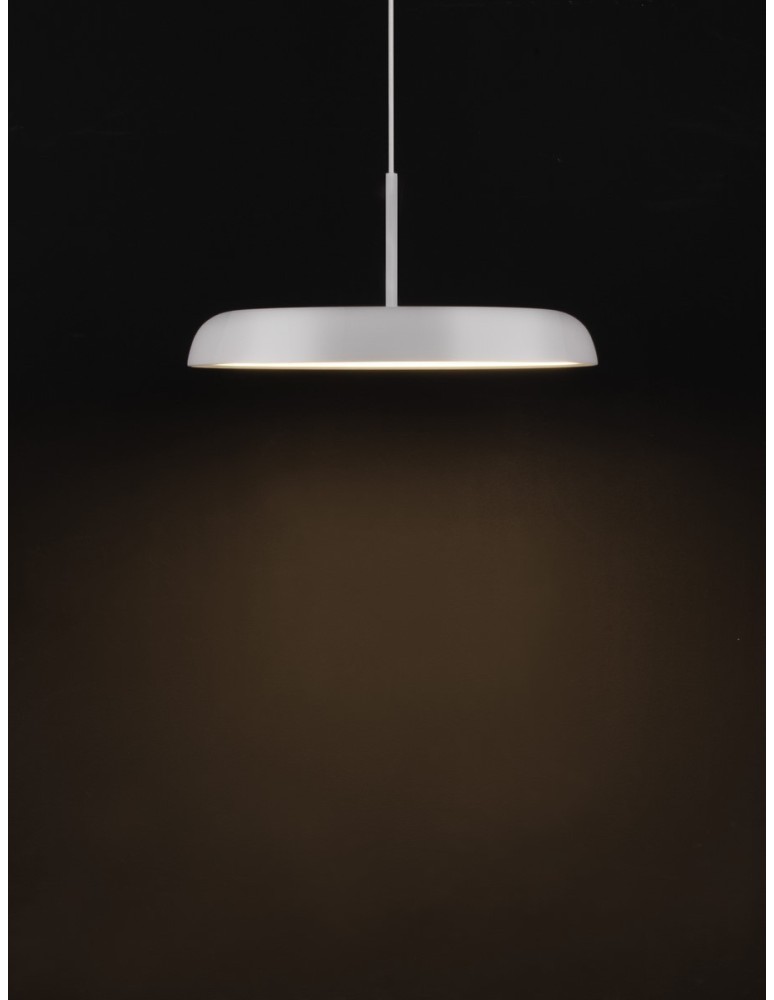 Pendant lamps - Luces Exclusivas BARCA Pendant Modern White 1xLED max 40W 2700-4000K LE43533 - product kolory-swiatla.pl 4