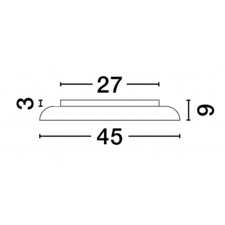 Luces Exclusivas BARCA Sufitowa Nowoczesna złoty i odcienie złota 1xLED max 40W 3000K LE43542