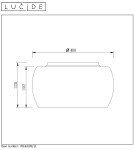 Glamour ceiling lamps - Lucide PEARL Plafond Light H21 D40cm 70163/05/11 - product 4