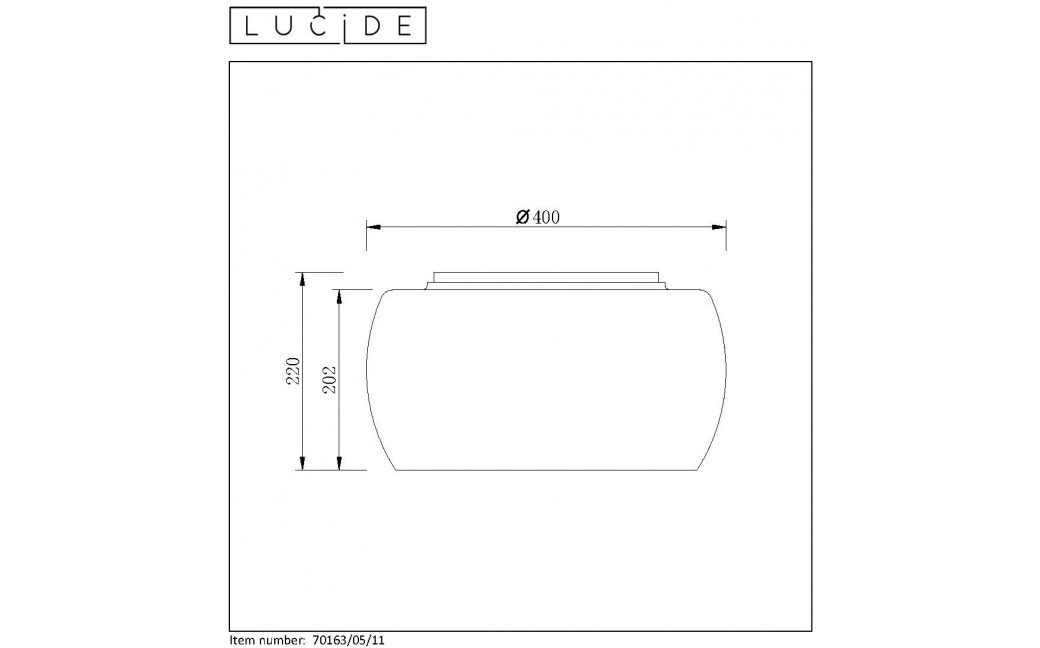Lucide PEARL Plafon Light H21 D40cm 70163/05/11