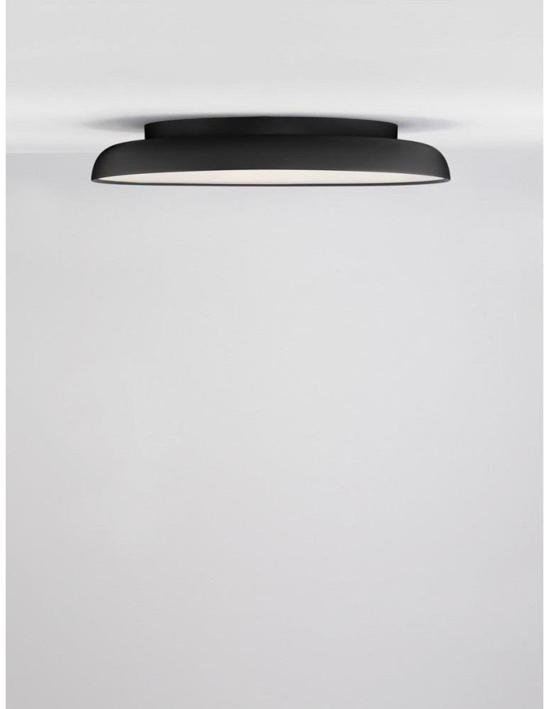 Ceiling lamps - Luces Exclusivas BARCA Modern Ceiling Black 1xLED max 50W 3000K LE43547 - product kolory-swiatla.pl 3
