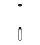 Lampy wiszące - Luces Exclusivas BARRE Wisząca Nowoczesna czarny 1xLED max 11W 3000K LE43550 - produkt 1