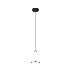 Luces Exclusivas ACACHI Wisząca Nowoczesna czarny 1xLED max 12W 3000K LE43551