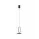 Luces Exclusivas ACACHI Wisząca Nowoczesna czarny 1xLED max 8W 3000K LE43552