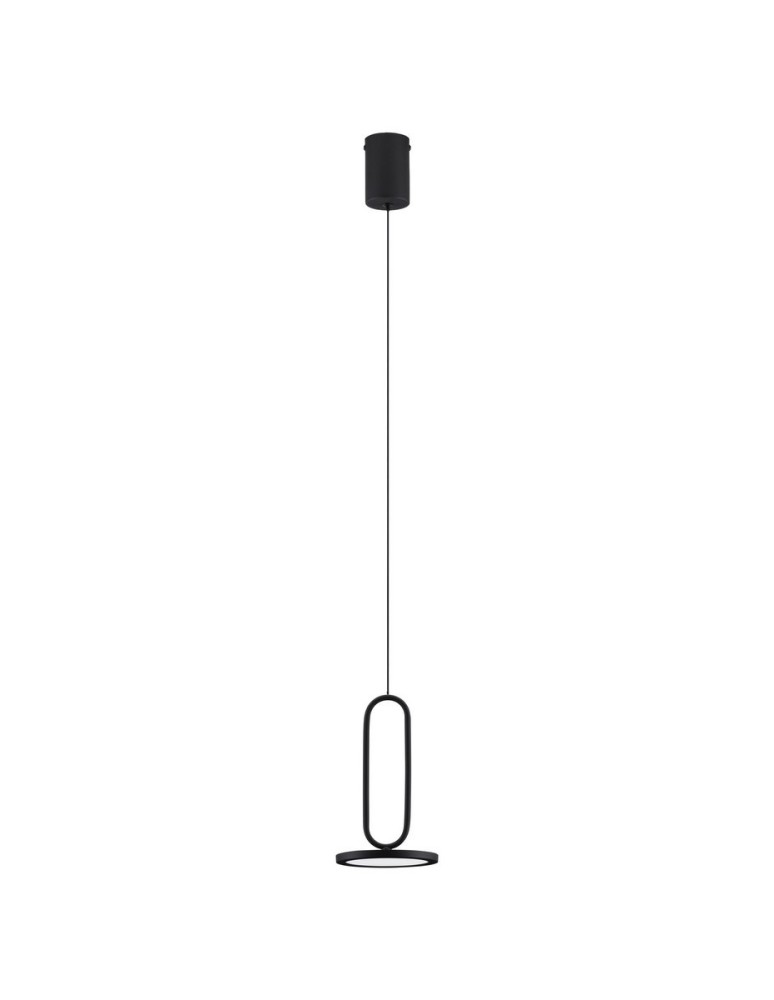 Pendant lamps - Luces Exclusivas ACACHI Pendant Modern Black 1xLED max 8W 3000K LE43552. - product kolory-swiatla.pl 1