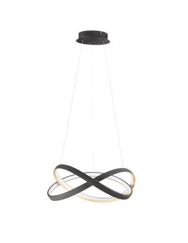 Luces Exclusivas ACAPA Wisząca Nowoczesna czarny 1xLED max 40W 2700-3500-5000K LE43553