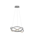 Pendant lamps - Luces Exclusivas ACAPA Pendant Modern silver and silver shades 1xLED max 40W 2700-3500-5000K LE43554 - product 1