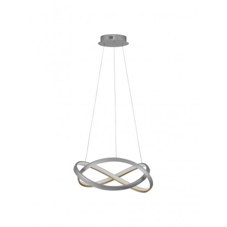 Luces Exclusivas ACAPA Wisząca Nowoczesna srebrny i odcienie srebra 1xLED max 40W 2700-3500-5000K LE43554