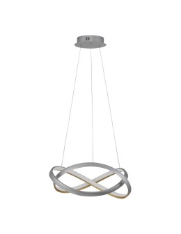 Luces Exclusivas ACAPA Wisząca Nowoczesna srebrny i odcienie srebra 1xLED max 40W 2700-3500-5000K LE43554