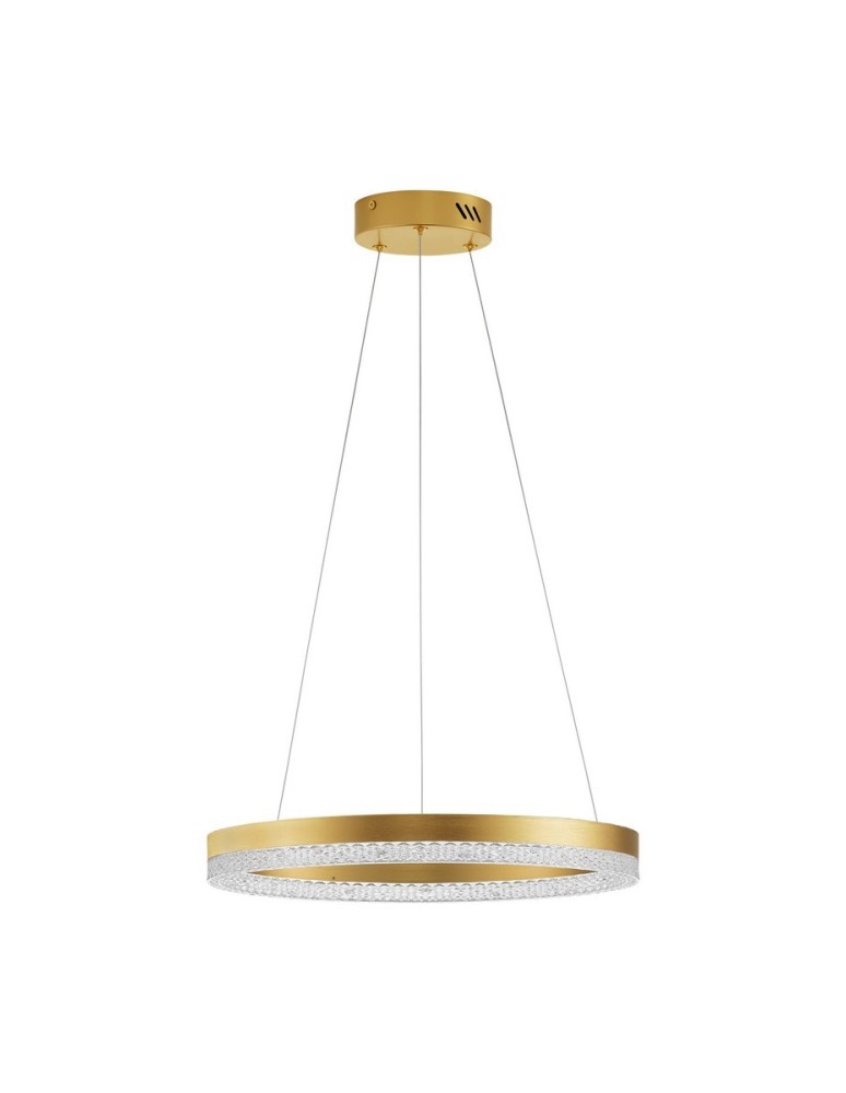 Pendant lamps - Luces Exclusivas ACACIO Pendant Modern gold and gold shades 1xLED max 23W 3000K LE43555 - product kolory-swiatla.pl 1
