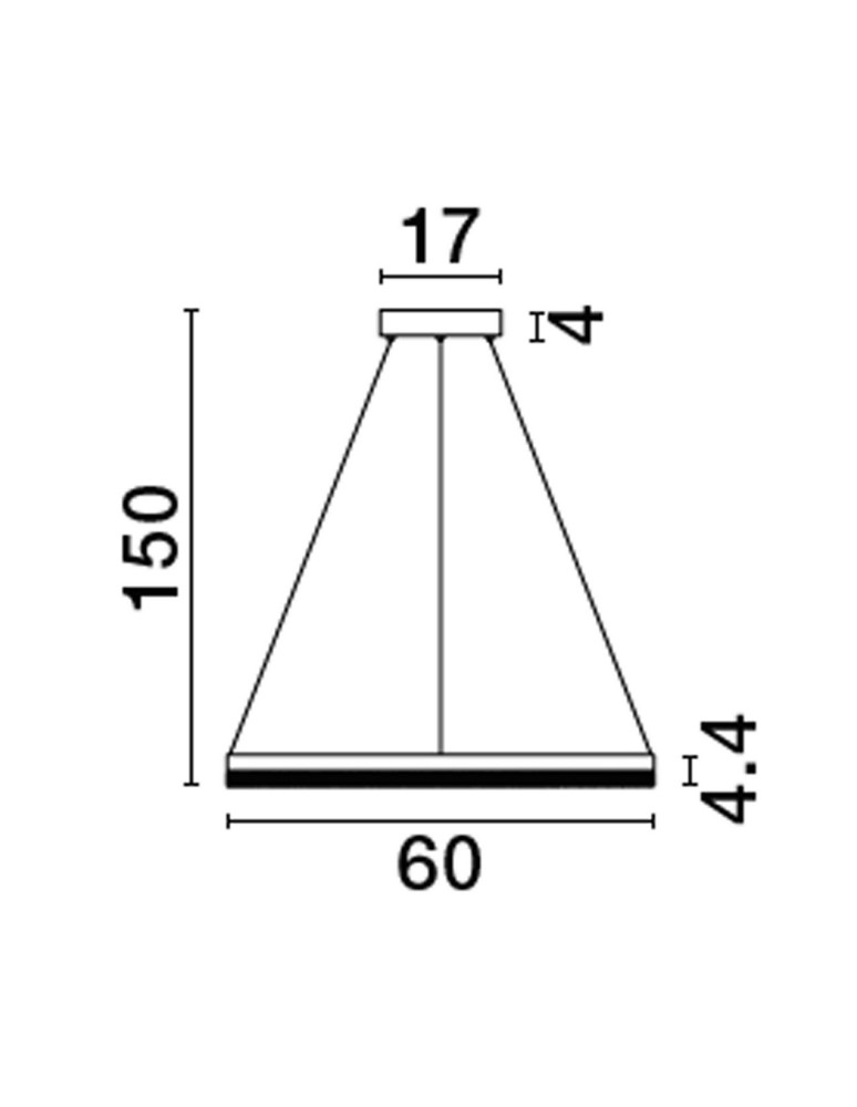 Lampy wiszące - Luces Exclusivas ACACIO Wisząca Nowoczesna złoty i odcienie złota 1xLED max 32W 3000K LE43556 - produkt kolory-swiatla.pl 2