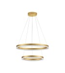 Pendant lamps - Luces Exclusivas ACACIO Pendant Modern Gold and Gold Shades 1xLED max 52W 3000K LE43557 - product 1