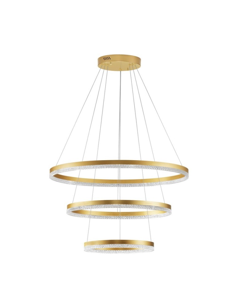 Pendant lamps - Luces Exclusivas ACACIO Pendant Modern gold and gold shades 1xLED max 97W 3000K LE43558 - product kolory-swiatla.pl 1