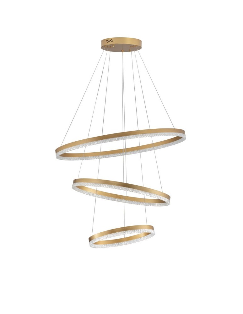 Pendant lamps - Luces Exclusivas ACACIO Pendant Modern gold and gold shades 1xLED max 97W 3000K LE43558 - product kolory-swiatla.pl 2