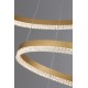 Luces Exclusivas ACACIO Wisząca Nowoczesna złoty i odcienie złota 1xLED max 97W 3000K LE43558