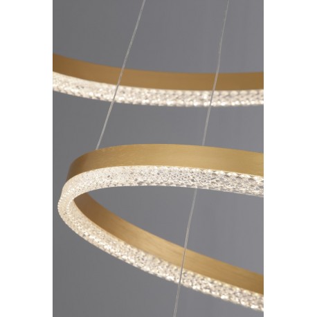 Luces Exclusivas ACACIO Wisząca Nowoczesna złoty i odcienie złota 1xLED max 97W 3000K LE43558