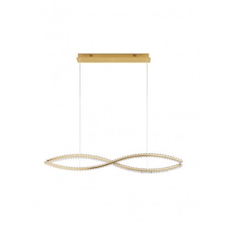 Luces Exclusivas BAUTA Wisząca Nowoczesna złoty i odcienie złota 1xLED max 95W 3500K LE43563