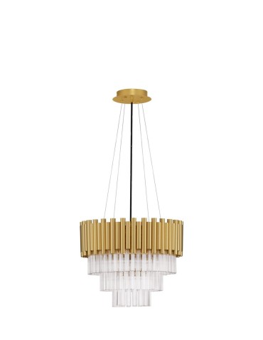 Luces Exclusivas ACATEN Pendant Modern Gold and Shades of Gold 5xE14 max 5W LE43564