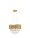 Luces Exclusivas ACATEN Pendant Modern Gold and Shades of Gold 5xE14 max 5W LE43564