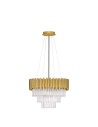 Luces Exclusivas ACATEN Pendant Modern Gold and Shades of Gold 6xE14 max 5W LE43566