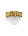 Luces Exclusivas ACATEN Ceiling Modern Gold and shades of gold 6xE14 max 5W LE43568