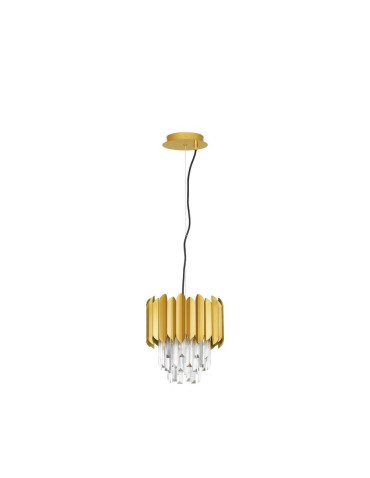 Luces Exclusivas ACATEN Pendant Modern Gold and Gold Shades 1xE14 max 5W LE43569