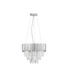Pendant lamps - Luces Exclusivas ACATEN Pendant Modern silver and silver tones 6xE14 max 5W LE43574 - product 1