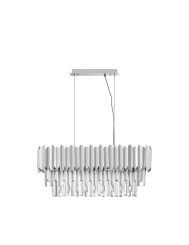 Luces Exclusivas ACATEN Pendant Modern silver and silver tones 5xE14 max 5W LE43576