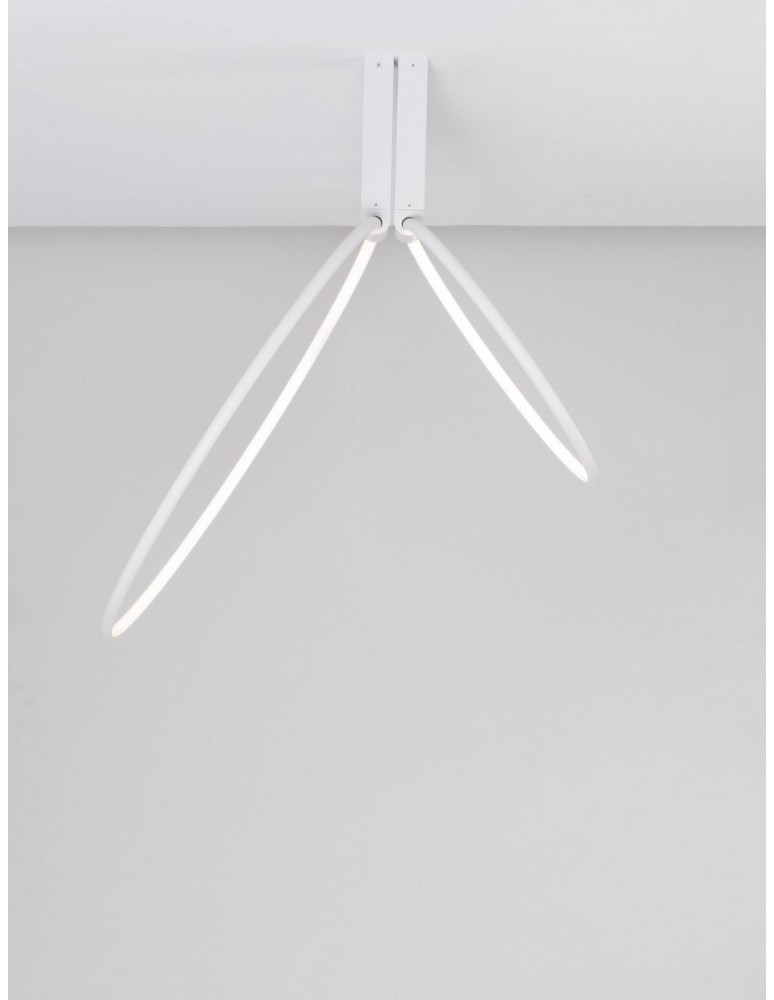 Ceiling lamps - Luces Exclusivas ABUYA Ceiling Modern White 1xLED max 70W 3000K LE43578 - product kolory-swiatla.pl 2