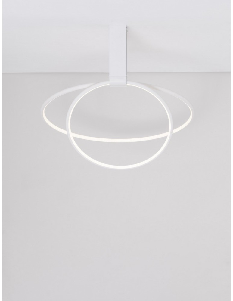Ceiling lamps - Luces Exclusivas ABUYA Ceiling Modern White 1xLED max 70W 3000K LE43578 - product kolory-swiatla.pl 4