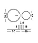 Ceiling lamps - Luces Exclusivas ABUYA Ceiling Modern White 1xLED max 70W 3000K LE43578 - product 5