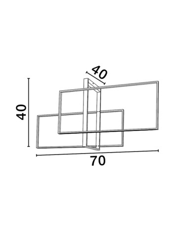 Luces Exclusivas BALDO Sufitowa Nowoczesna czarny 1xLED max 26W 3000K LE43579 - produkt 2