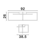 Ceiling lamps - Luces Exclusivas BALDO Modern Ceiling Black 1xLED max 31W 3000K LE43581 - product 3
