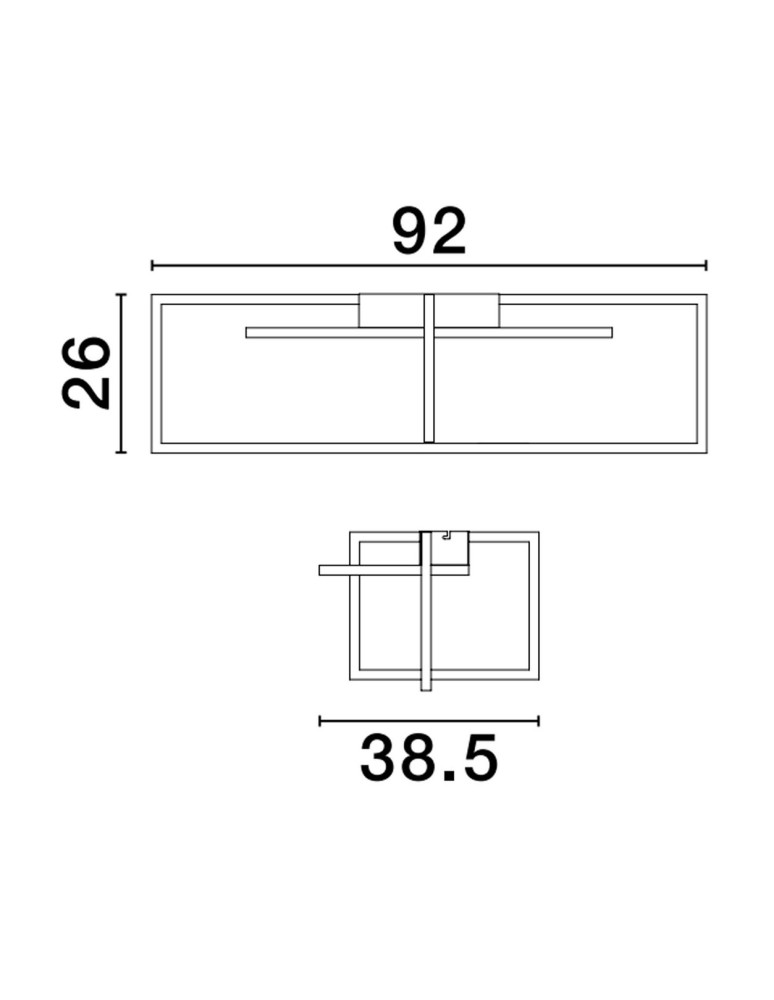 Ceiling lamps - Luces Exclusivas BALDO Modern Ceiling Black 1xLED max 31W 3000K LE43581 - product kolory-swiatla.pl 3