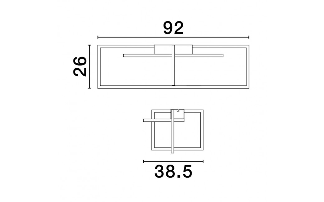 Luces Exclusivas BALDO Sufitowa Nowoczesna czarny 1xLED max 31W 3000K LE43581