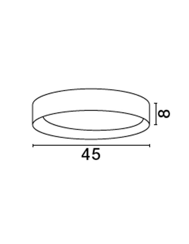 Ceiling lamps - Luces Exclusivas ROSITA Modern Ceiling Black 1xLED max 40W 3000K LE43587 - product kolory-swiatla.pl 2