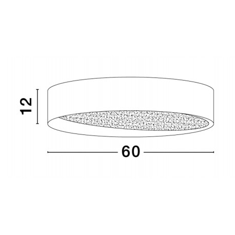 Luces Exclusivas MUZQUIZ Sufitowa Nowoczesna czarny 1xLED max 60W 3000K LE43589