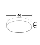 Ceiling lamps - Luces Exclusivas ACOCUL Ceiling Modern Black 1xLED max 40W 2700-3500-5000K LE43590 - product 2