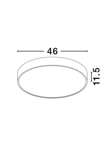 Luces Exclusivas ACOCUL Ceiling Modern White 1xLED max 40W 2700-3500-5000K LE43591 - product 2