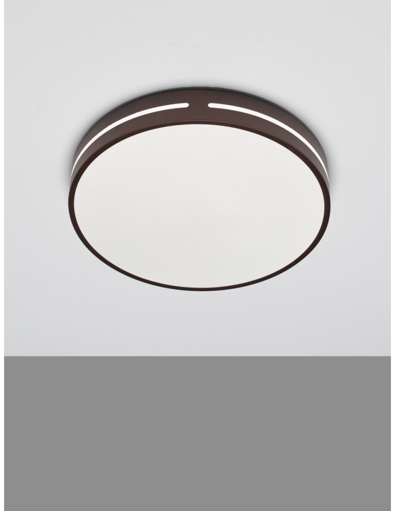Ceiling lamps - Luces Exclusivas TIJUANA Ceiling Modern brown and shades of brown 1xLED max 30W 3000K LE43592 - product kolory-swiatla.pl 2