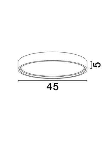 Luces Exclusivas ACULCO Modern Ceiling White 1xLED max 30W 3000K LE43595. - product 2