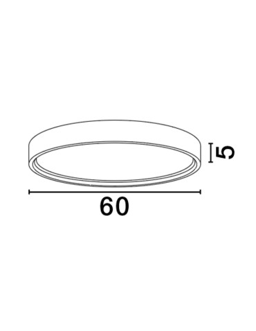 Luces Exclusivas ACULCO Modern Ceiling White 1xLED max 60W 3000K LE43596 - product 2