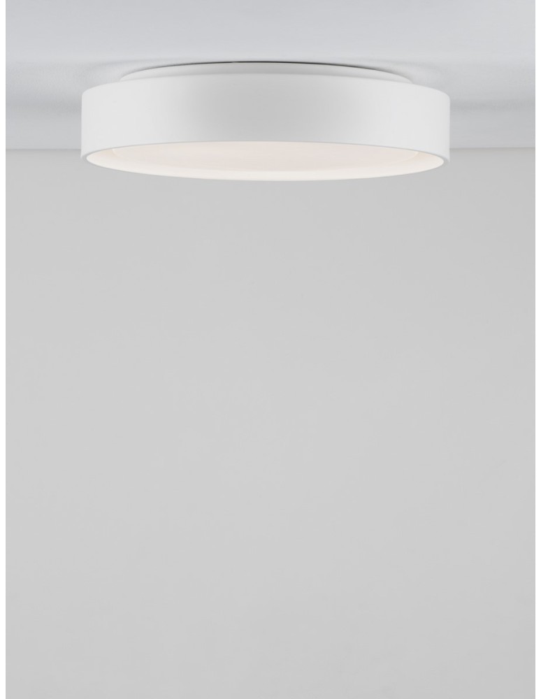 Ceiling lamps - Luces Exclusivas ADOLFO Modern Ceiling White 1xLED max 30W 3000K LE43598 - product kolory-swiatla.pl 2