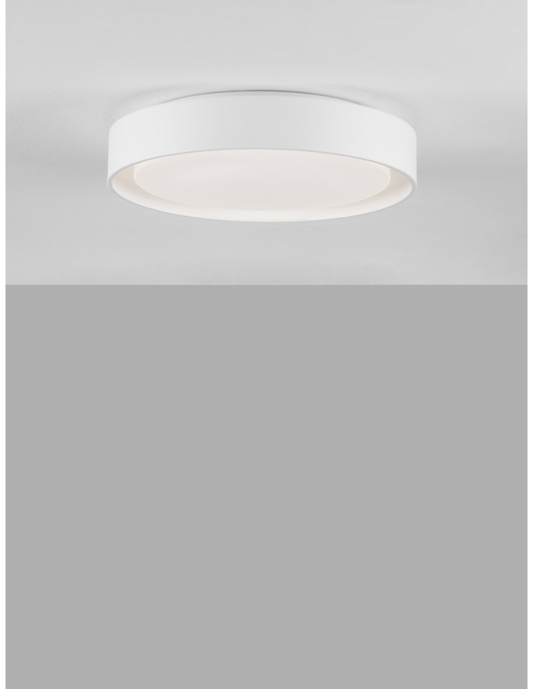 Ceiling lamps - Luces Exclusivas ADOLFO Modern Ceiling White 1xLED max 30W 3000K LE43598 - product kolory-swiatla.pl 3